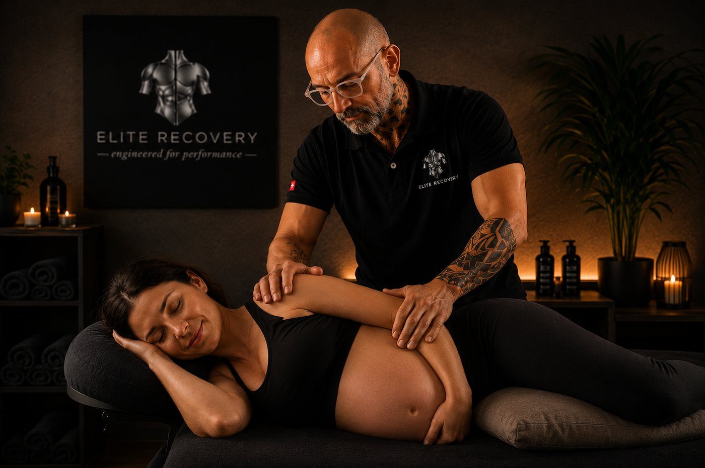 Massage prénatal pour femme enceinte à domicile