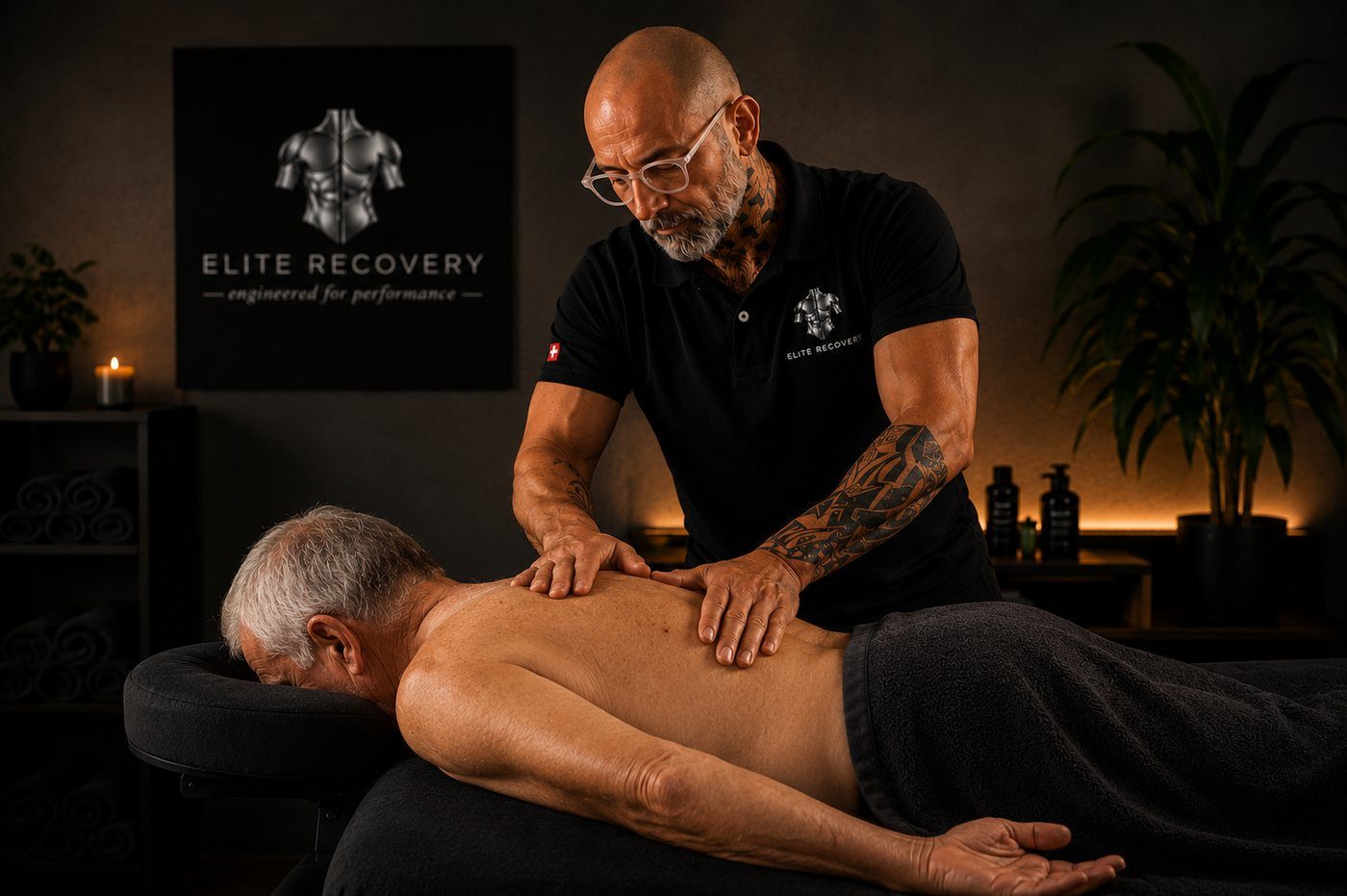 Massage senior doux et personnalisé à domicile